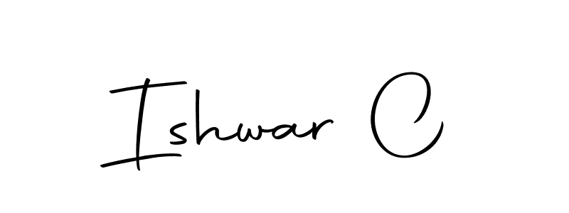 Make a beautiful signature design for name Ishwar C. Use this online signature maker to create a handwritten signature for free. Ishwar C signature style 10 images and pictures png