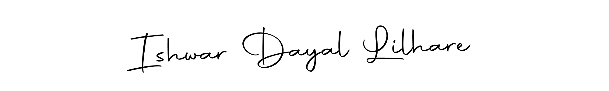 How to make Ishwar Dayal Lilhare signature? Autography-DOLnW is a professional autograph style. Create handwritten signature for Ishwar Dayal Lilhare name. Ishwar Dayal Lilhare signature style 10 images and pictures png