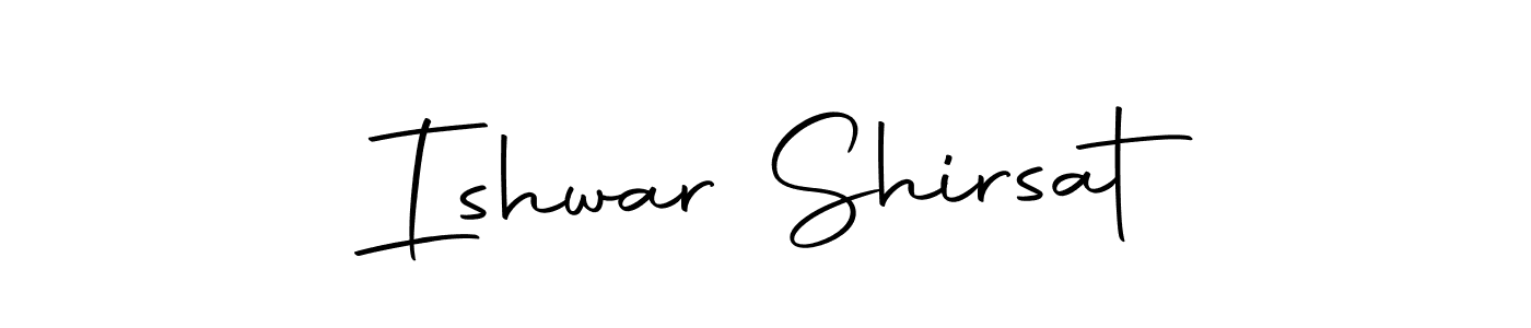 Make a beautiful signature design for name Ishwar Shirsat. Use this online signature maker to create a handwritten signature for free. Ishwar Shirsat signature style 10 images and pictures png