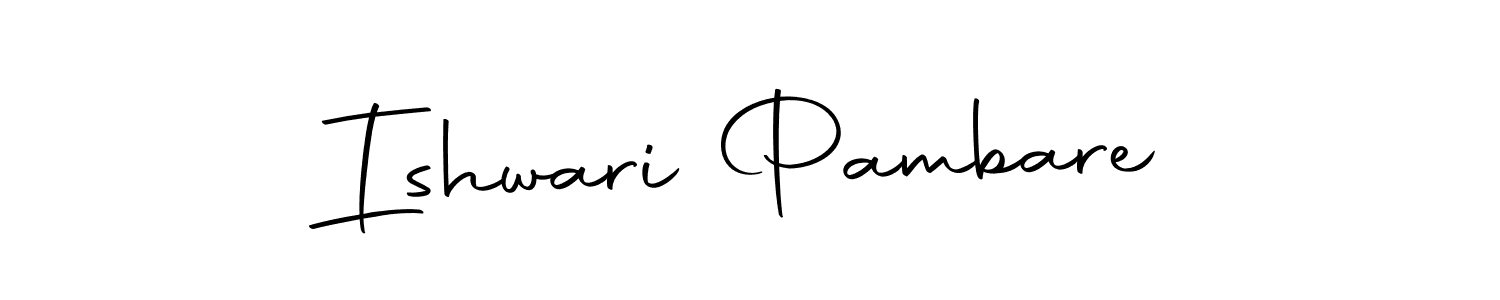 Use a signature maker to create a handwritten signature online. With this signature software, you can design (Autography-DOLnW) your own signature for name Ishwari Pambare. Ishwari Pambare signature style 10 images and pictures png