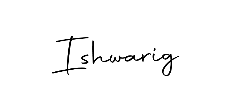 How to make Ishwarig signature? Autography-DOLnW is a professional autograph style. Create handwritten signature for Ishwarig name. Ishwarig signature style 10 images and pictures png