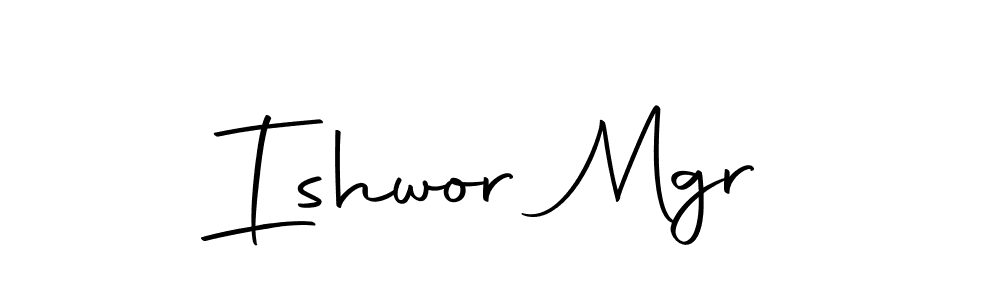 Create a beautiful signature design for name Ishwor Mgr. With this signature (Autography-DOLnW) fonts, you can make a handwritten signature for free. Ishwor Mgr signature style 10 images and pictures png