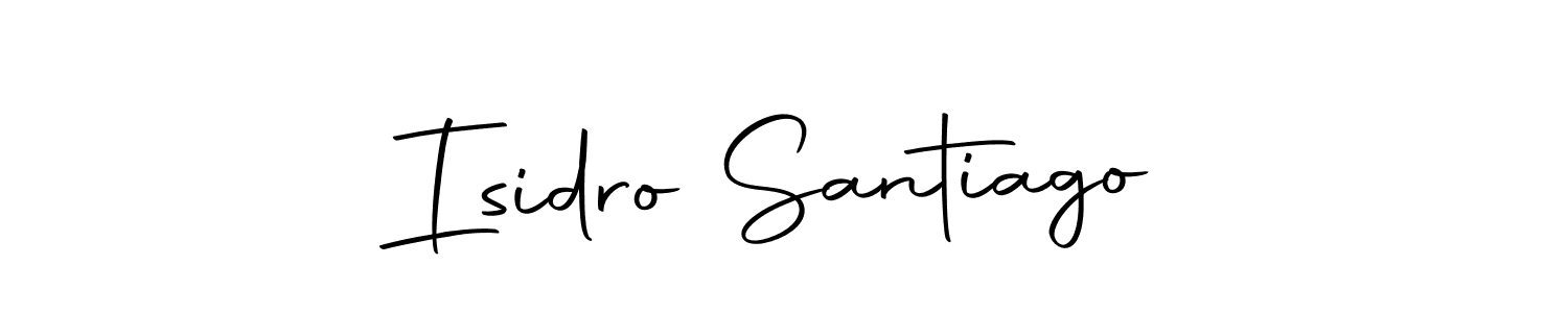 The best way (Autography-DOLnW) to make a short signature is to pick only two or three words in your name. The name Isidro Santiago include a total of six letters. For converting this name. Isidro Santiago signature style 10 images and pictures png