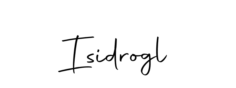 Make a beautiful signature design for name Isidrogl. With this signature (Autography-DOLnW) style, you can create a handwritten signature for free. Isidrogl signature style 10 images and pictures png