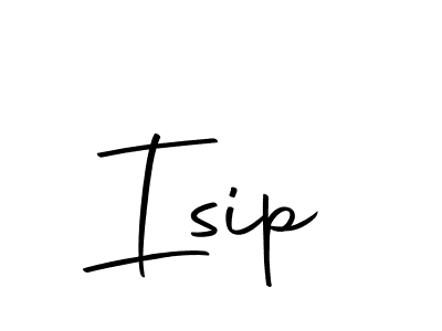 How to make Isip signature? Autography-DOLnW is a professional autograph style. Create handwritten signature for Isip name. Isip signature style 10 images and pictures png