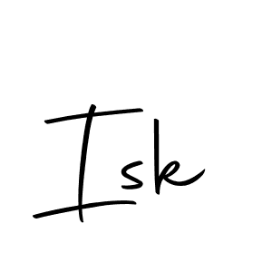 Also we have Isk name is the best signature style. Create professional handwritten signature collection using Autography-DOLnW autograph style. Isk signature style 10 images and pictures png