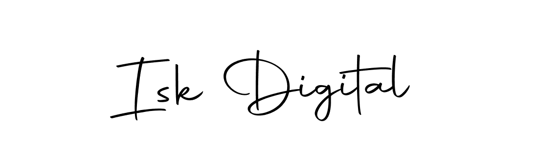 Make a beautiful signature design for name Isk Digital. With this signature (Autography-DOLnW) style, you can create a handwritten signature for free. Isk Digital signature style 10 images and pictures png