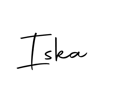 Iska stylish signature style. Best Handwritten Sign (Autography-DOLnW) for my name. Handwritten Signature Collection Ideas for my name Iska. Iska signature style 10 images and pictures png