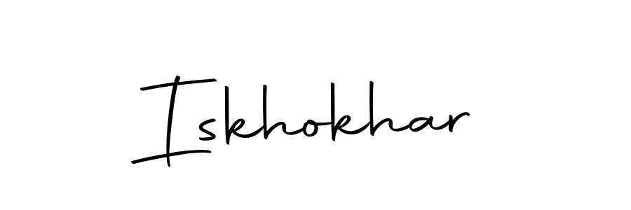 Design your own signature with our free online signature maker. With this signature software, you can create a handwritten (Autography-DOLnW) signature for name Iskhokhar. Iskhokhar signature style 10 images and pictures png