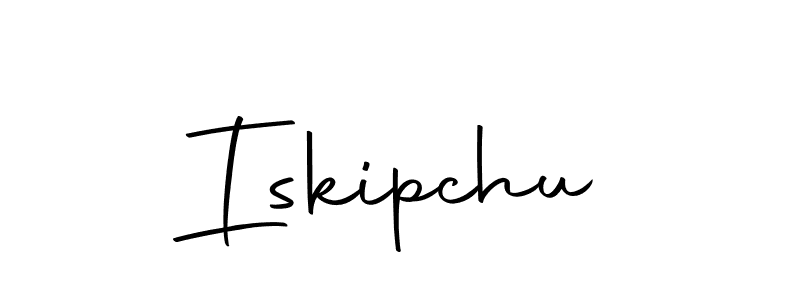 Iskipchu stylish signature style. Best Handwritten Sign (Autography-DOLnW) for my name. Handwritten Signature Collection Ideas for my name Iskipchu. Iskipchu signature style 10 images and pictures png