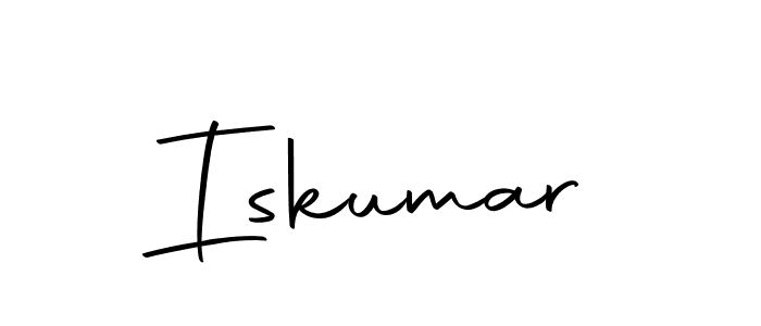 Make a beautiful signature design for name Iskumar. Use this online signature maker to create a handwritten signature for free. Iskumar signature style 10 images and pictures png