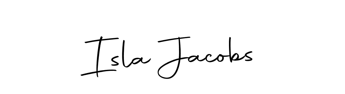 Make a beautiful signature design for name Isla Jacobs. Use this online signature maker to create a handwritten signature for free. Isla Jacobs signature style 10 images and pictures png