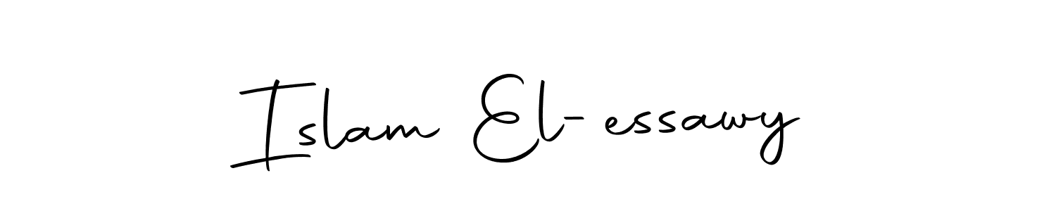 Design your own signature with our free online signature maker. With this signature software, you can create a handwritten (Autography-DOLnW) signature for name Islam El-essawy. Islam El-essawy signature style 10 images and pictures png