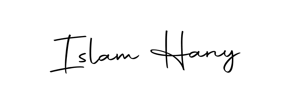 Use a signature maker to create a handwritten signature online. With this signature software, you can design (Autography-DOLnW) your own signature for name Islam Hany. Islam Hany signature style 10 images and pictures png