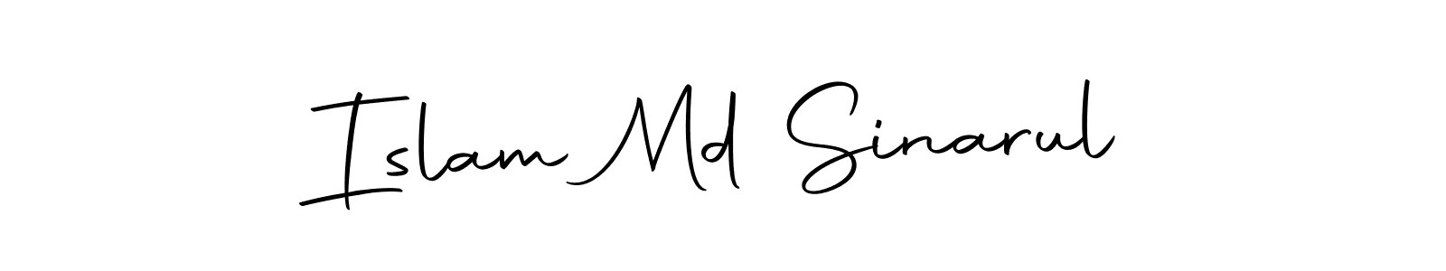Also we have Islam Md Sinarul name is the best signature style. Create professional handwritten signature collection using Autography-DOLnW autograph style. Islam Md Sinarul signature style 10 images and pictures png