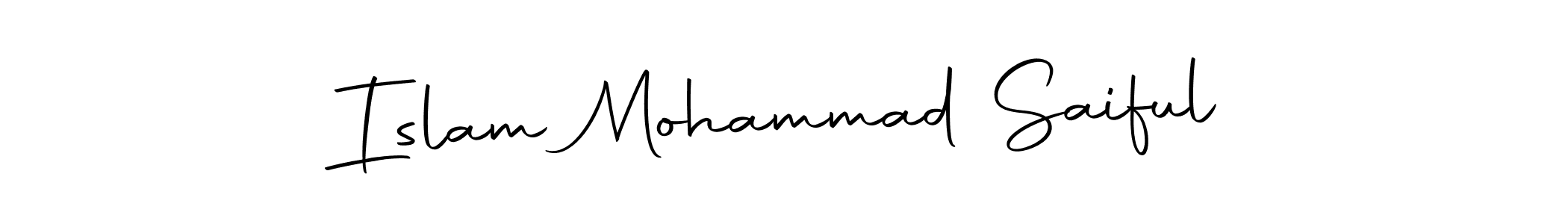 Make a beautiful signature design for name Islam Mohammad Saiful. Use this online signature maker to create a handwritten signature for free. Islam Mohammad Saiful signature style 10 images and pictures png