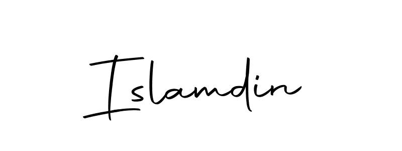 You can use this online signature creator to create a handwritten signature for the name Islamdin. This is the best online autograph maker. Islamdin signature style 10 images and pictures png