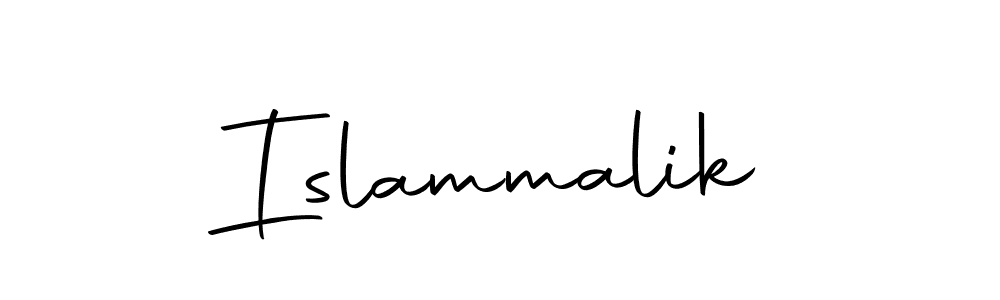 Make a beautiful signature design for name Islammalik. With this signature (Autography-DOLnW) style, you can create a handwritten signature for free. Islammalik signature style 10 images and pictures png