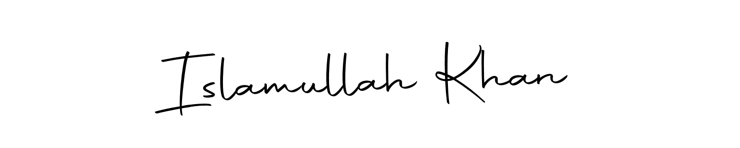 Also we have Islamullah Khan name is the best signature style. Create professional handwritten signature collection using Autography-DOLnW autograph style. Islamullah Khan signature style 10 images and pictures png