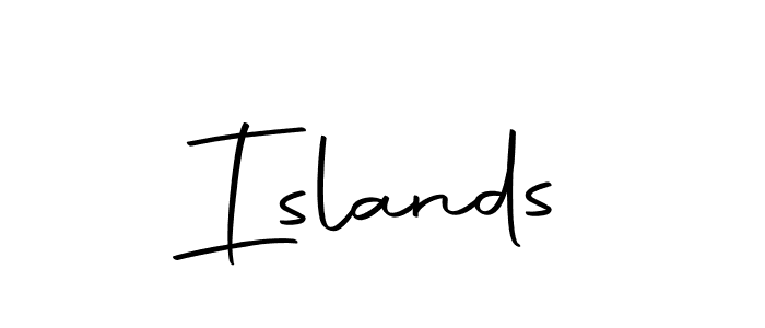 Make a beautiful signature design for name Islands. With this signature (Autography-DOLnW) style, you can create a handwritten signature for free. Islands signature style 10 images and pictures png