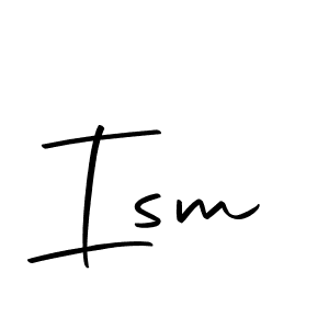 Ism stylish signature style. Best Handwritten Sign (Autography-DOLnW) for my name. Handwritten Signature Collection Ideas for my name Ism. Ism signature style 10 images and pictures png