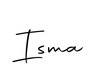 if you are searching for the best signature style for your name Isma. so please give up your signature search. here we have designed multiple signature styles  using Autography-DOLnW. Isma signature style 10 images and pictures png