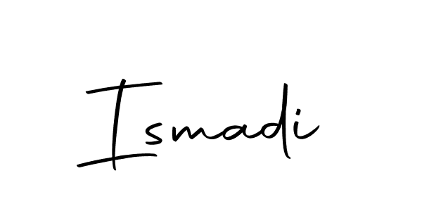 How to make Ismadi name signature. Use Autography-DOLnW style for creating short signs online. This is the latest handwritten sign. Ismadi signature style 10 images and pictures png