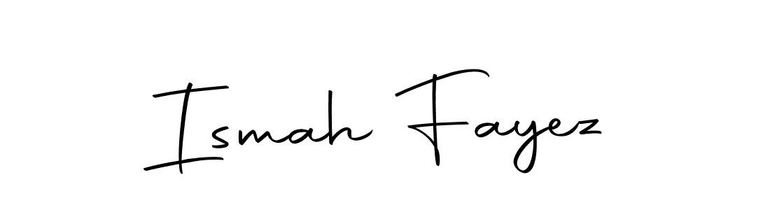 You can use this online signature creator to create a handwritten signature for the name Ismah Fayez. This is the best online autograph maker. Ismah Fayez signature style 10 images and pictures png