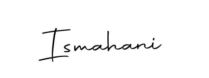 Ismahani stylish signature style. Best Handwritten Sign (Autography-DOLnW) for my name. Handwritten Signature Collection Ideas for my name Ismahani. Ismahani signature style 10 images and pictures png