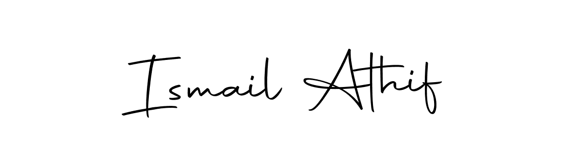 Autography-DOLnW is a professional signature style that is perfect for those who want to add a touch of class to their signature. It is also a great choice for those who want to make their signature more unique. Get Ismail Athif name to fancy signature for free. Ismail Athif signature style 10 images and pictures png