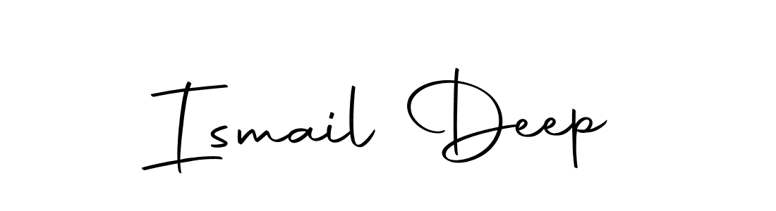 The best way (Autography-DOLnW) to make a short signature is to pick only two or three words in your name. The name Ismail Deep include a total of six letters. For converting this name. Ismail Deep signature style 10 images and pictures png