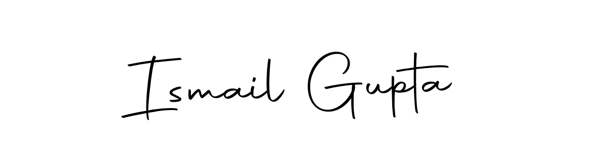 Use a signature maker to create a handwritten signature online. With this signature software, you can design (Autography-DOLnW) your own signature for name Ismail Gupta. Ismail Gupta signature style 10 images and pictures png