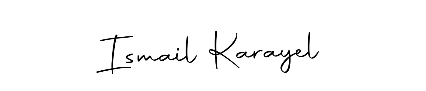 You can use this online signature creator to create a handwritten signature for the name Ismail Karayel. This is the best online autograph maker. Ismail Karayel signature style 10 images and pictures png