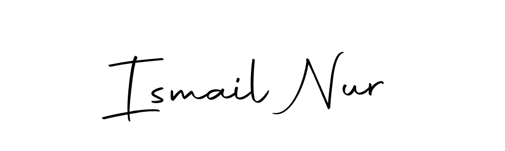 This is the best signature style for the Ismail Nur name. Also you like these signature font (Autography-DOLnW). Mix name signature. Ismail Nur signature style 10 images and pictures png