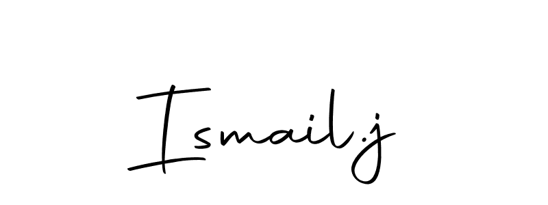 if you are searching for the best signature style for your name Ismail.j. so please give up your signature search. here we have designed multiple signature styles  using Autography-DOLnW. Ismail.j signature style 10 images and pictures png