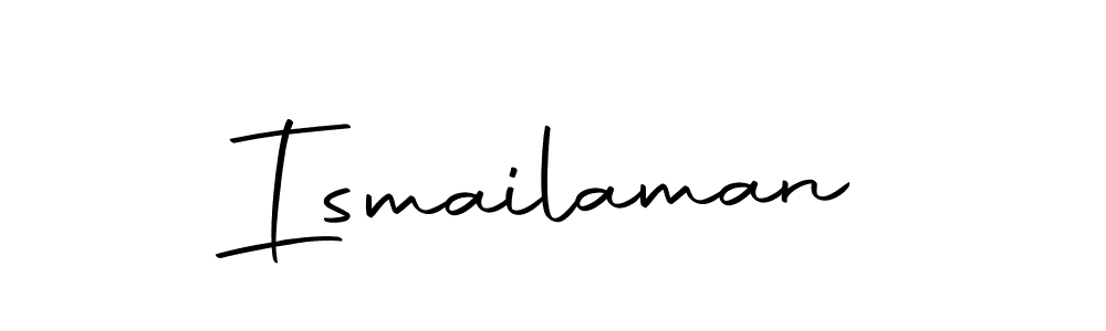 The best way (Autography-DOLnW) to make a short signature is to pick only two or three words in your name. The name Ismailaman include a total of six letters. For converting this name. Ismailaman signature style 10 images and pictures png