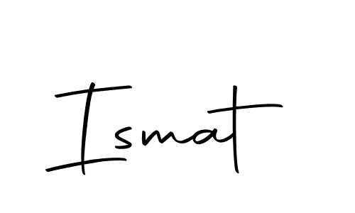 How to make Ismat name signature. Use Autography-DOLnW style for creating short signs online. This is the latest handwritten sign. Ismat signature style 10 images and pictures png