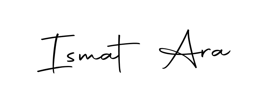 Here are the top 10 professional signature styles for the name Ismat Ara. These are the best autograph styles you can use for your name. Ismat Ara signature style 10 images and pictures png