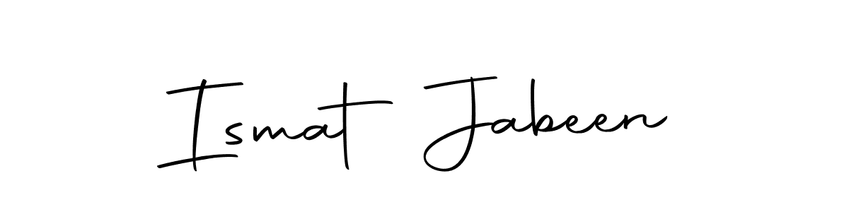 You should practise on your own different ways (Autography-DOLnW) to write your name (Ismat Jabeen) in signature. don't let someone else do it for you. Ismat Jabeen signature style 10 images and pictures png