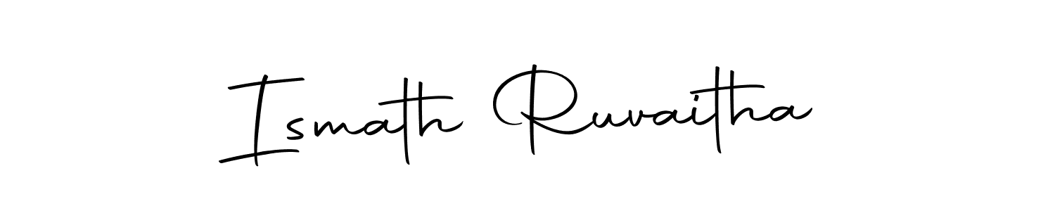 Make a beautiful signature design for name Ismath Ruvaitha. Use this online signature maker to create a handwritten signature for free. Ismath Ruvaitha signature style 10 images and pictures png