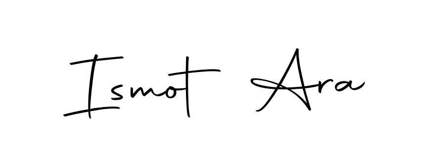 Check out images of Autograph of Ismot Ara name. Actor Ismot Ara Signature Style. Autography-DOLnW is a professional sign style online. Ismot Ara signature style 10 images and pictures png