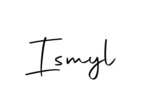 Design your own signature with our free online signature maker. With this signature software, you can create a handwritten (Autography-DOLnW) signature for name Ismyl. Ismyl signature style 10 images and pictures png