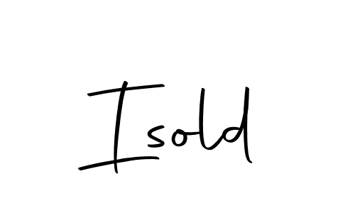 How to make Isold signature? Autography-DOLnW is a professional autograph style. Create handwritten signature for Isold name. Isold signature style 10 images and pictures png