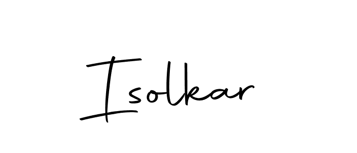 Here are the top 10 professional signature styles for the name Isolkar. These are the best autograph styles you can use for your name. Isolkar signature style 10 images and pictures png