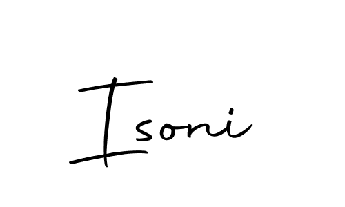 Make a beautiful signature design for name Isoni. With this signature (Autography-DOLnW) style, you can create a handwritten signature for free. Isoni signature style 10 images and pictures png