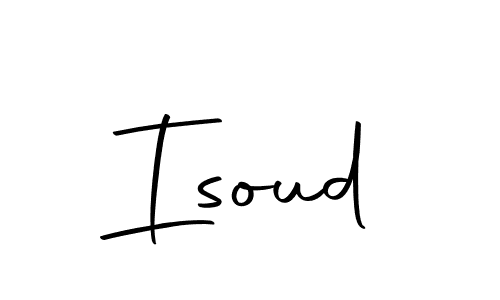 Create a beautiful signature design for name Isoud. With this signature (Autography-DOLnW) fonts, you can make a handwritten signature for free. Isoud signature style 10 images and pictures png