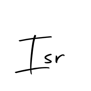 You should practise on your own different ways (Autography-DOLnW) to write your name (Isr) in signature. don't let someone else do it for you. Isr signature style 10 images and pictures png