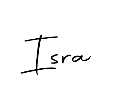 How to make Isra signature? Autography-DOLnW is a professional autograph style. Create handwritten signature for Isra name. Isra signature style 10 images and pictures png