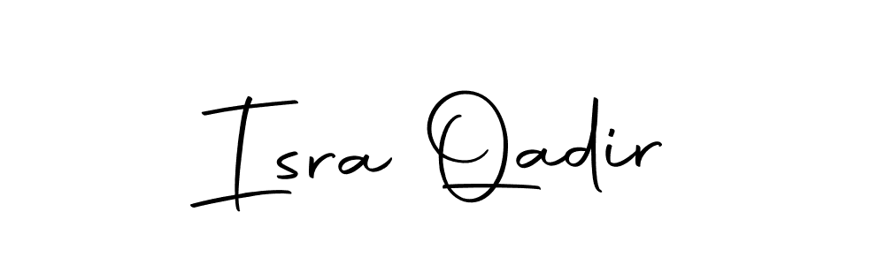 Make a beautiful signature design for name Isra Qadir. Use this online signature maker to create a handwritten signature for free. Isra Qadir signature style 10 images and pictures png