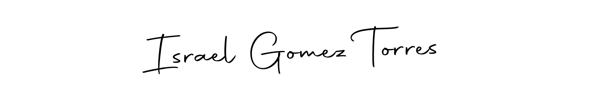 if you are searching for the best signature style for your name Israel Gomez Torres. so please give up your signature search. here we have designed multiple signature styles  using Autography-DOLnW. Israel Gomez Torres signature style 10 images and pictures png